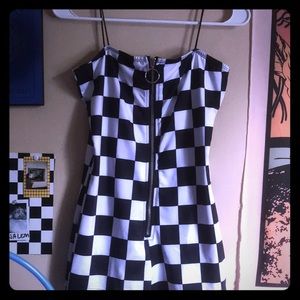 Checkered jumpsuit